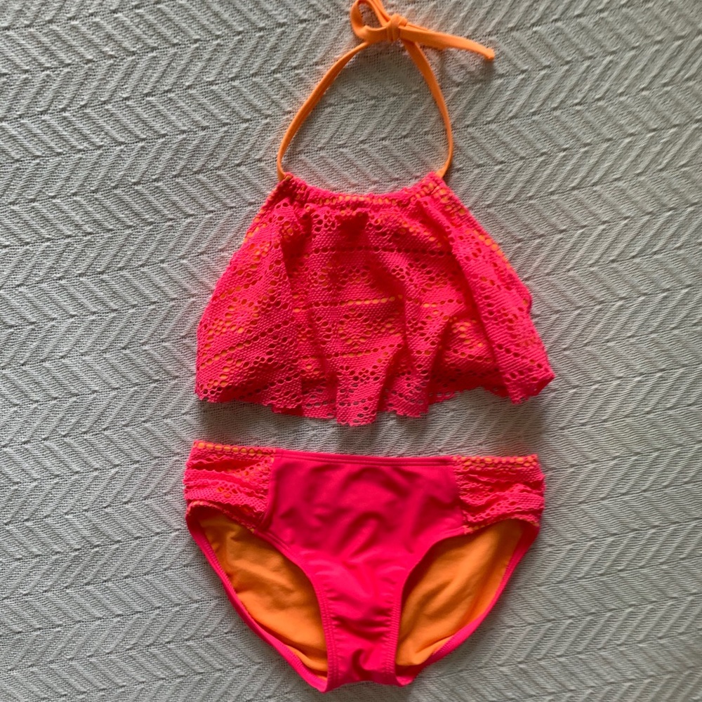 Cat & Jack Hot Pink Halter Bikini Set